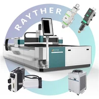 מכונת חיתוך לייזר של סיבי פלטפורמה יחידה של 1500W